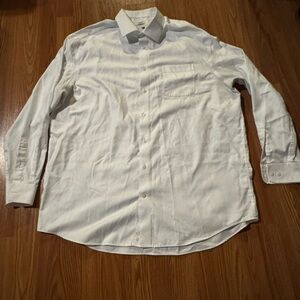 Joseph Abboud Me ‘s White Dress Shirt Business Work l Formal Size 18 36/37 Tall